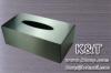 Stainless steel rectangular tissue boxes